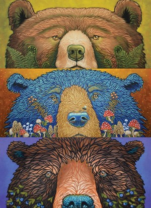 Cobble Hill: Bear Eyes Harvest (500XL) verticale puzzel