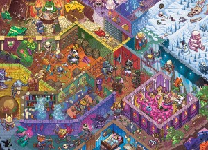 Cobble Hill: Dungeon Run (500XL) legpuzzel