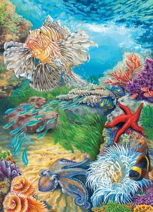 Cobble Hill: Reef Life (1000) verticale puzzel