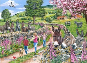 House of Puzzles: Mindy, Muffin & Mo (500BIG) legpuzzel