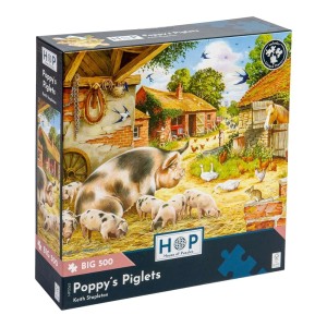 House of Puzzles: Poppy's Piglets (500BIG) legpuzzel