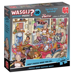 Wasgij Retro Mystery 10 De Voorjaarsschoonmaak (1000) puzzel