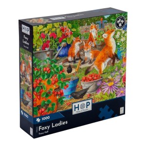 House of Puzzles: Foxy Ladies (1000) legpuzzel