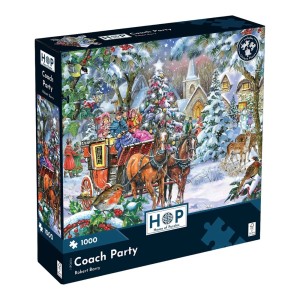 House of Puzzles: Coach Party (1000) kerstpuzzel