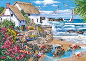House of Puzzles: Seaspray Cottages (500BIG) legpuzzel