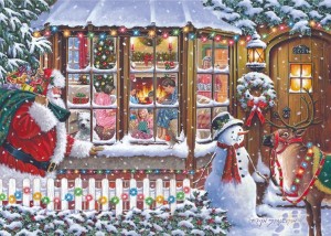 House of Puzzles: With Love From Santa (500BIG) kerstpuzzel