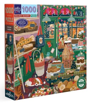 Eeboo: Holiday Bakery (1000) vierkante puzzel