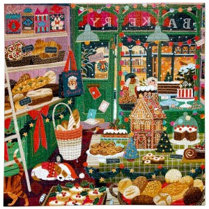 Eeboo: Holiday Bakery (1000) vierkante puzzel