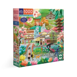 Eeboo: Seasons of Kyoto (1000) vierkante puzzel