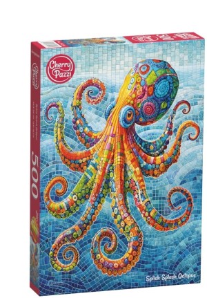 Cherry Pazzi: Splish Splash Octopus (500) verticale puzzel