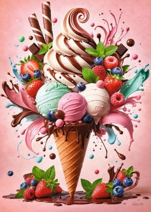 Cherry Pazzi: Sweet Bliss (1000) verticale puzzel