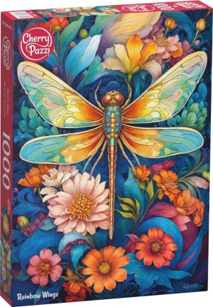 Cherry Pazzi: Rainbow Wings (1000) verticale puzzel