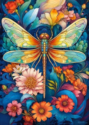 Cherry Pazzi: Rainbow Wings (1000) verticale puzzel