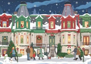 Trevell: December Avenue (1000) kerstpuzzel