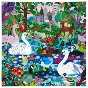 Eeboo: Ducks in the Clearing (1000) vierkante puzzel