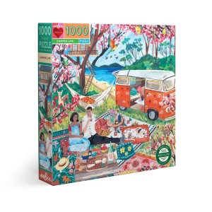 Eeboo: Camper Life (1000) vierkante puzzel
