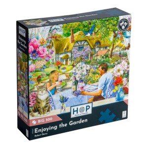House of Puzzles: Enjoying the Garden (500BIG) legpuzzel