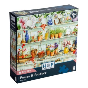 House of Puzzles: Posies and Produce (500BIG) legpuzzel