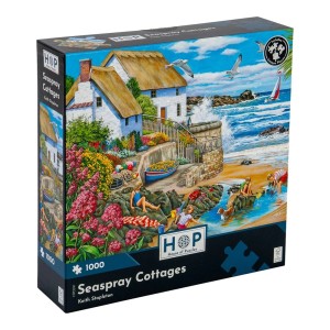 House of Puzzles: Seaspray Cottages (1000) legpuzzel