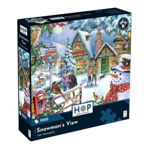House of Puzzles: Snowman's View (1000) winterpuzzel