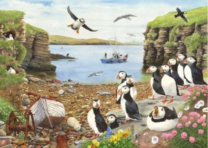 House of Puzzles: Puffin Parade (500BIG) legpuzzel