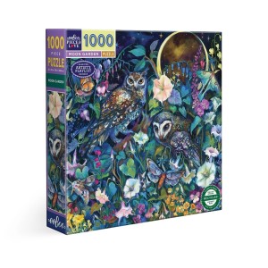 Eeboo: Moon Garden (1000) vierkante puzzel