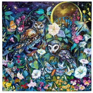 Eeboo: Moon Garden (1000) vierkante puzzel