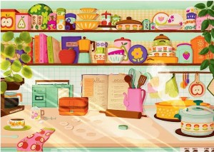Trevell: Retro Kitchen (1000) legpuzzel