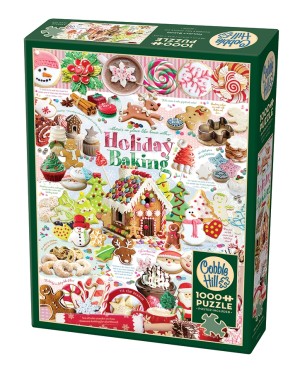 Cobble Hill: Holiday Baking (1000) SCHADE AAN DOOS OP = OP