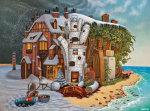 Castorland: Christmas Eve Madeira (2000) kerstpuzzel