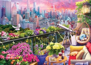 Eurographics: New York Rooftop Garden (1000) legpuzzel