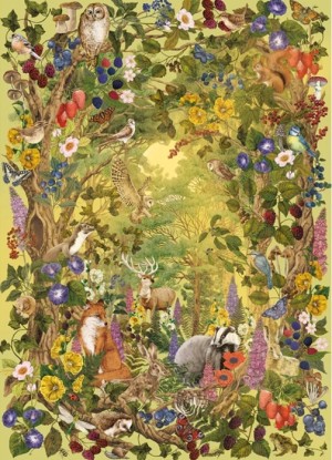 Gibsons: The Art File - Sunlight Glade (1000) verticale puzzel