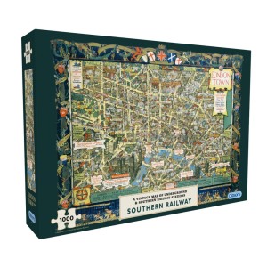 Gibsons: London Town by Southern Railway (1000) legpuzzel