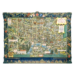 Gibsons: London Town by Southern Railway (1000) legpuzzel