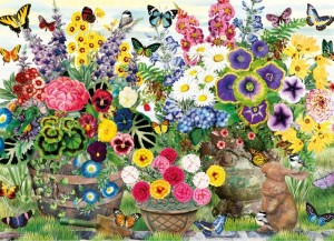 Gibsons: Garden Party (1000) bloemenpuzzel