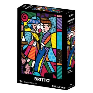 Bluebird: Britto - Cheek to Cheek (1000) verticale puzzel