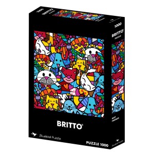 Bluebird: Britto - Best Friends (1000) vierkante puzzel