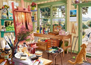 Ravensburger: The Artist's Shed (1000) legpuzzel