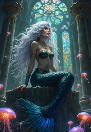 Bluebird: The Sanctuary of the Abyss (1000) verticale puzzel