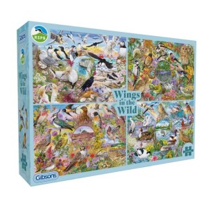 Gibsons: Wings in the Wild (4x500) vogelpuzzels