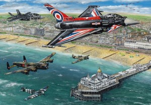 Gibsons: Airshow over Eastbourne (500) legpuzzel