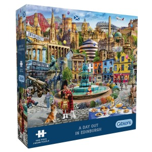 Gibsons: A Day out in Edinburgh (1000) legpuzzel