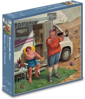 Art Revisited: Marius van Dokkum - Weekendje Mars (1000) legpuzzel
