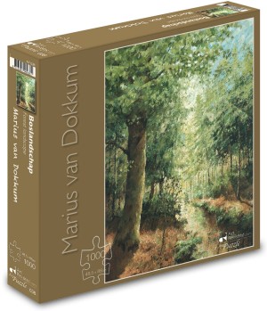 Art Revisited: Marius van Dokkum - Boslandschap (1000) verticale puzzel