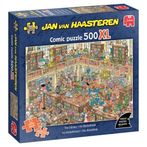 Jan van Haasteren: De Bibliotheek (500XL) legpuzzel