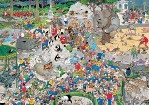 Jan van Haasteren: De Dierentuin (500XL) legpuzzel