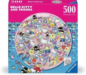 Ravensburger: Hello Kitty and Friends (500) ronde puzzel