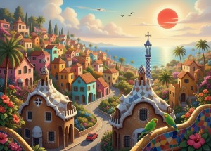 Alipson: The Dream of Barcelona (500) legpuzzel