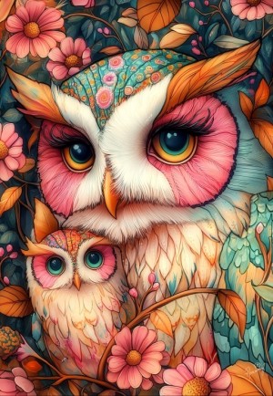 Alipson: Owl Always Loves You (1000) verticale puzzel