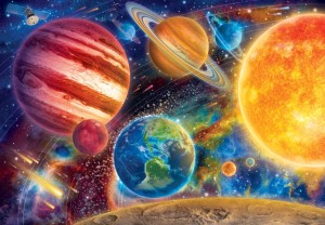 Bluebird: Stunning Solar System (1000) legpuzzel